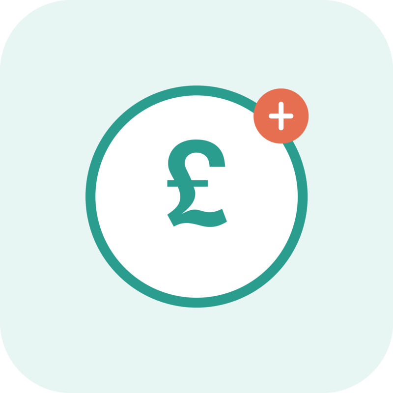 Remote admin savings icon